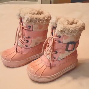 Toddler Pink Size 8 Snow Boots